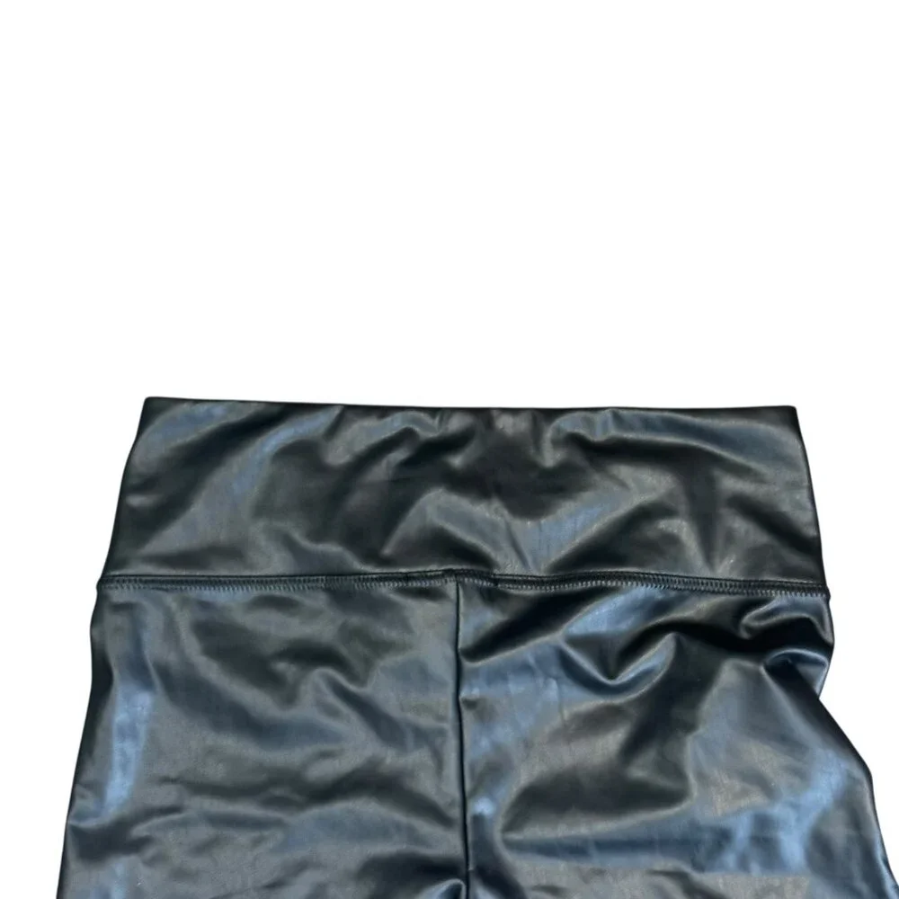 Bagatelle Womens Faux Leather‎ Stretch Dressy Leggings BHFO 5277 Size L NWT